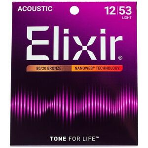 Elixir Nanoweb 80/20 Bronze Light kép