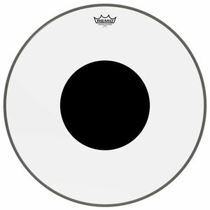 Remo 22" Controlled Sound Clear Black Dot kép