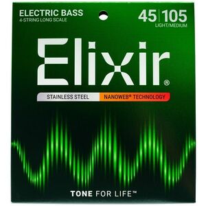 Elixir 14677 Light/Medium, Long Scale kép