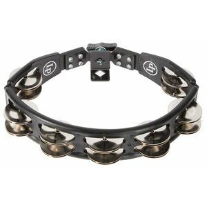 Latin Percussion Cyclops Tambourine Steel Jingles Black Mountable kép