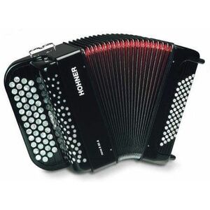 Hohner Nova II 60 A, red, C-stepped kép