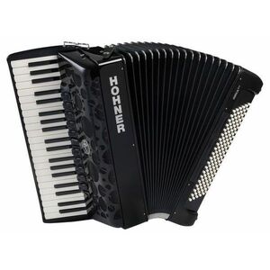 Hohner Amica Forte IV 120 black Silent Key kép