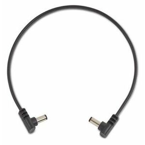 Rockboard Flat Power Cable - Black 30 cm / 11, 81 angled/angled kép