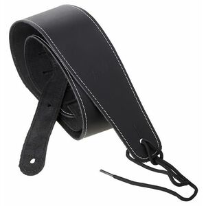 Fender Broken-In Leather Strap Black kép