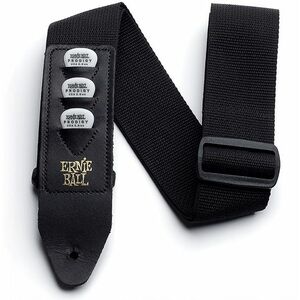 Ernie Ball Pickholder Strap - Black kép