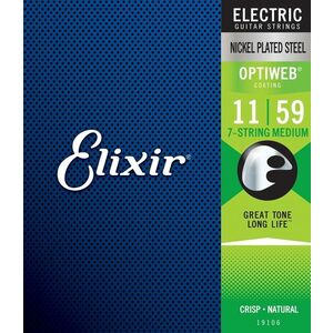 Elixir Optiweb 7-String Medium kép