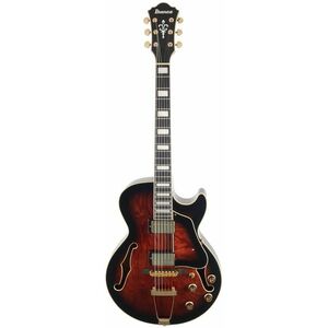 Ibanez AG95QA Dark Brown Sunburst kép
