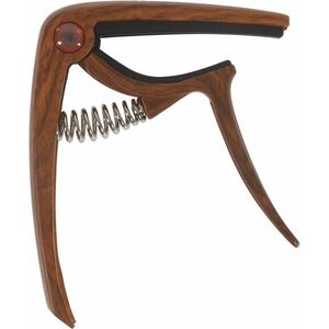 Guitto GGC-03 Metal Capo Wood kép