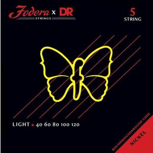 DR Strings Fodera Nickel 5 Light 40120 kép