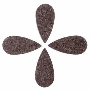 Timber Tones Felt Tones Teardrop Brown Wool Felt 4-Pack kép