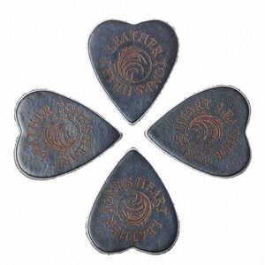 Timber Tones Leather Tones Heart Black Leather 4-Pack kép