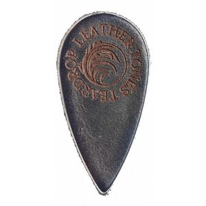 Timber Tones Leather Tones Teardrop Black Leather kép