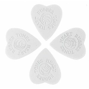 Timber Tones Rubber Tones Heart White Silicon 4-Pack kép