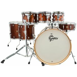 Gretsch Catalina Maple Walnut Glaze Rock Set 7 piece kép