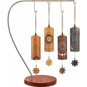 Meinl Sonic Energy 4 pc Cosmic Bamboo Chime Set + Stand kép