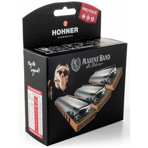 Hohner Marine Band 1896 ProPack (C-, G-, A-major) kép
