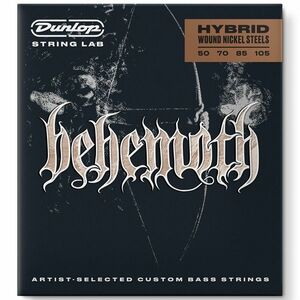Dunlop Behemoth Hybrid Wound Nickel Bass Strings 50-105 kép