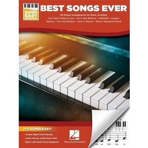 MS Best Songs Ever - Super Easy Piano kép