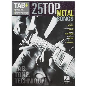 MS 25 Top Metal Songs - Tab. Tone. Technique. kép