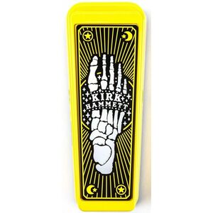 Dunlop Kirk Hammett Cry Baby Wah Yellow Sparkle Edition kép