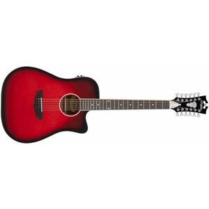 D'Angelico Premier Bowery 12 LS Black Cherry Burst kép