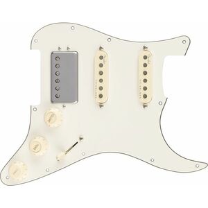 Fender Pre-Wired Strat Pickguard Quadra Tap/Ultra Noiseless Parchment kép