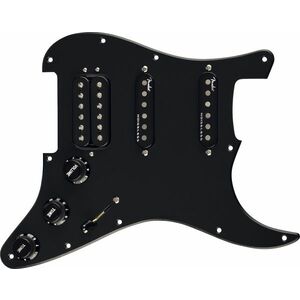 Fender Pre-Wired Strat Pickguard Quadra Tap/Ultra Noiseless Black kép