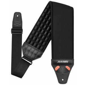 Amumu AirCell Bass Strap Black Standard Spandex Top kép