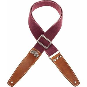 Magrabò Stripe SS Cotton Washed Bordeaux / Washed Brown 5 cm kép