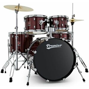 Premier Revolution 20" 5pc Drum Kit Red Sparkle kép