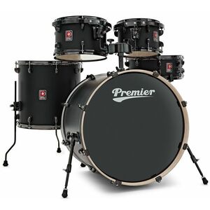 Premier Artist 22" 5pc Modern Rock Shell Pack Matte Black kép