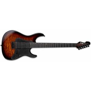 ESP LTD SN-1000HT QM Dark Brown Sunburst kép