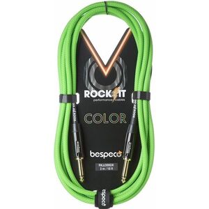 Bespeco Rockit Color Green 4, 5m Jack kép