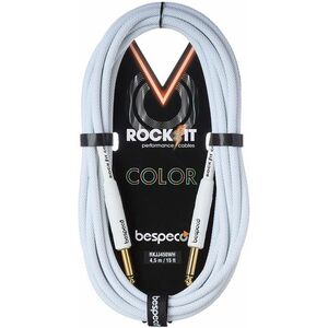 Bespeco Rockit Color White 4, 5m Jack kép