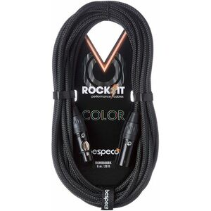 Bespeco Rockit Color Black 3m XLR (kicsomagolt) kép