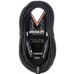 Bespeco Rockit Color Black 10m XLR kép
