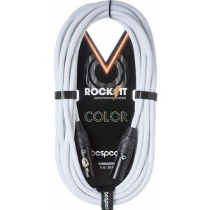 Bespeco Rockit Color White 3m XLR kép