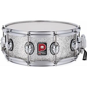 Premier Genista Maple 14" x 5, 5" Snare Drum Silver Sparkle kép