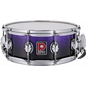 Premier Genista Maple 14" x 5, 5" Snare Drum Purple Fade Sparkle kép