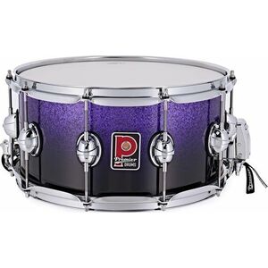 Premier Genista Maple 14" x 7" Snare Drum Purple Fade Sparkle kép