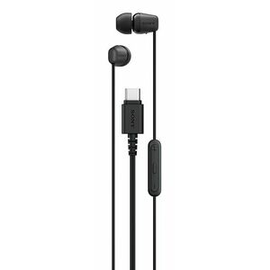 Sony IEREX15CB-CE7 USB Type-C Vezetékes Fülhallgató Headset - Fekete kép