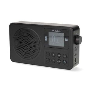 Nedis hordozható FM rádió Bluetooth®-ta, FM-rádió Hordozható kial... kép