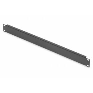 DIGITUS 19" Szekrény Előlap - 1U - Fekete kép