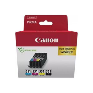 Canon CLI-551 Tintapatron Multipack 4x7 ml kép