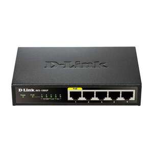 D-Link DES-1005P/E Switch 5x100Mbps (4xPOE) Fémházas Asztali, DES-1005P kép