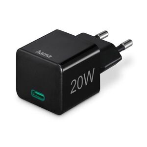 Hama 00201984 20W PD QC Type-C fekete hálózati töltő kép