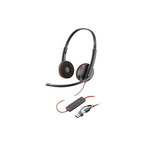 Hp poly fejhallgató blackwire 3220 sztereó usb-c+usb-c/usb-a adap... kép