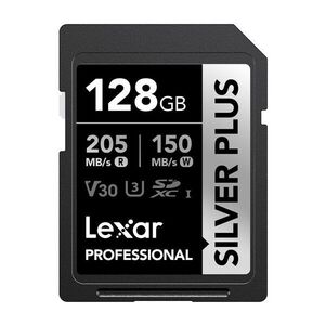 Lexar Professional SILVER PLUS SDXC 128 GB memóriakártya kép