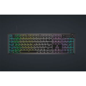 Corsair vezetékes billentyűzet gaming, k55 core rgb, médiavezérlő... kép