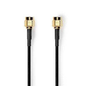 Nedis csgl02000bk20 sma kábel, aranyozott, 50 ohm, árnyékolt, 2m... kép
